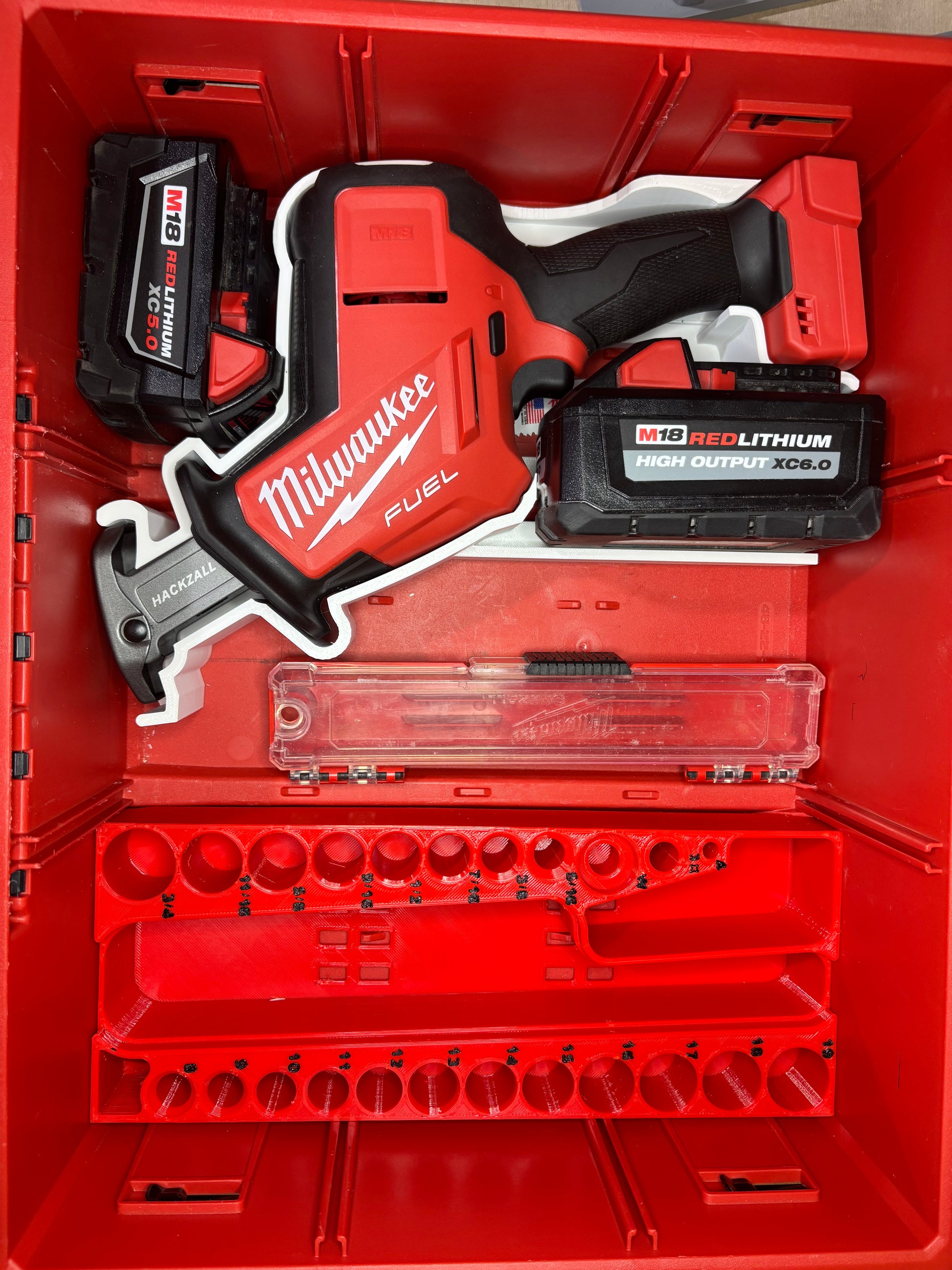 Packout Drawer Insert for M18 FUEL Hackzall (MHZ18 D) – 10-Spot Tools