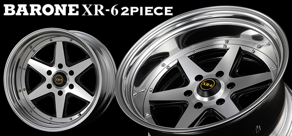 ハイエース用 ファブレス ヴァローネ XR-6 18インチ(2ピース)＆タイヤ