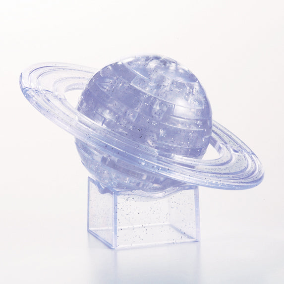 Saturn (Clear) – 3D Crystal Puzzle