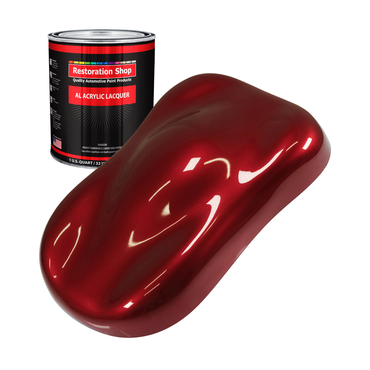 Fire Red Pearl Acrylic Lacquer 1-Quart — TCP Global