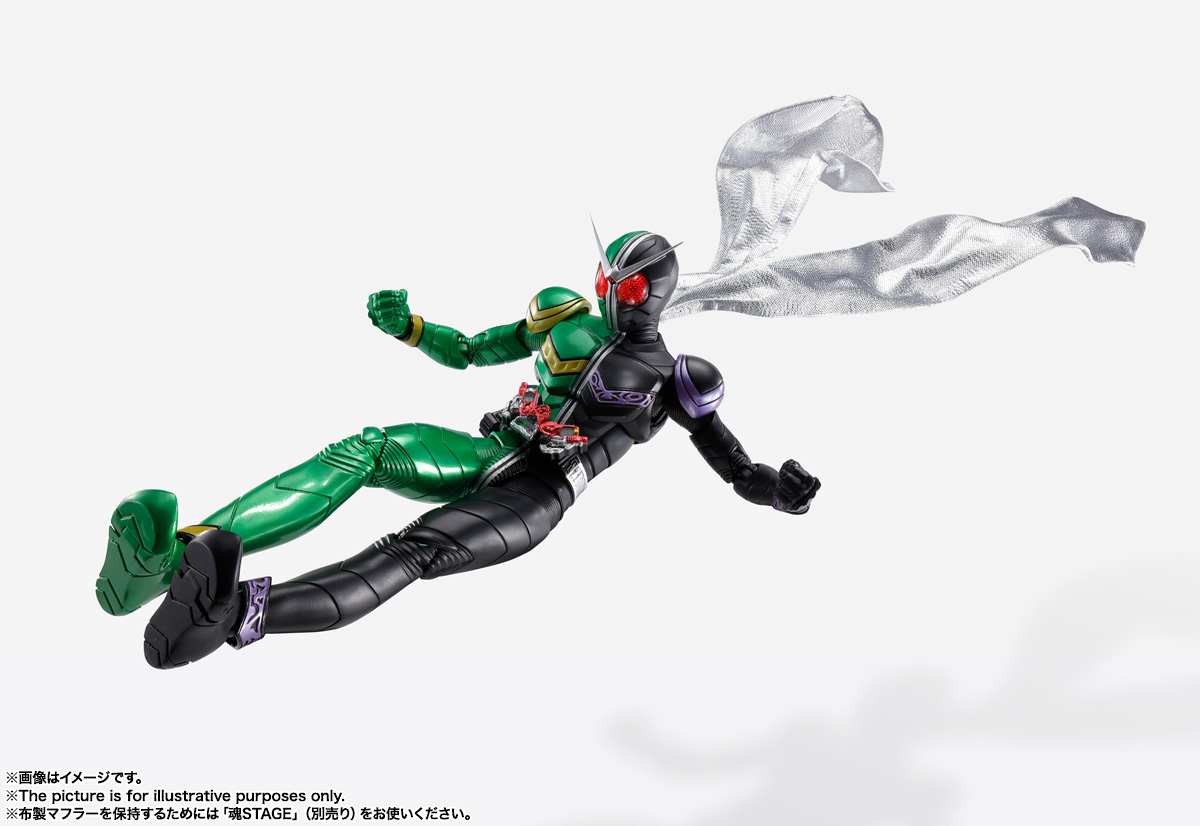 S.H.Figuarts（真骨彫製法） 仮面ライダーW サイクロンジョーカー 風都