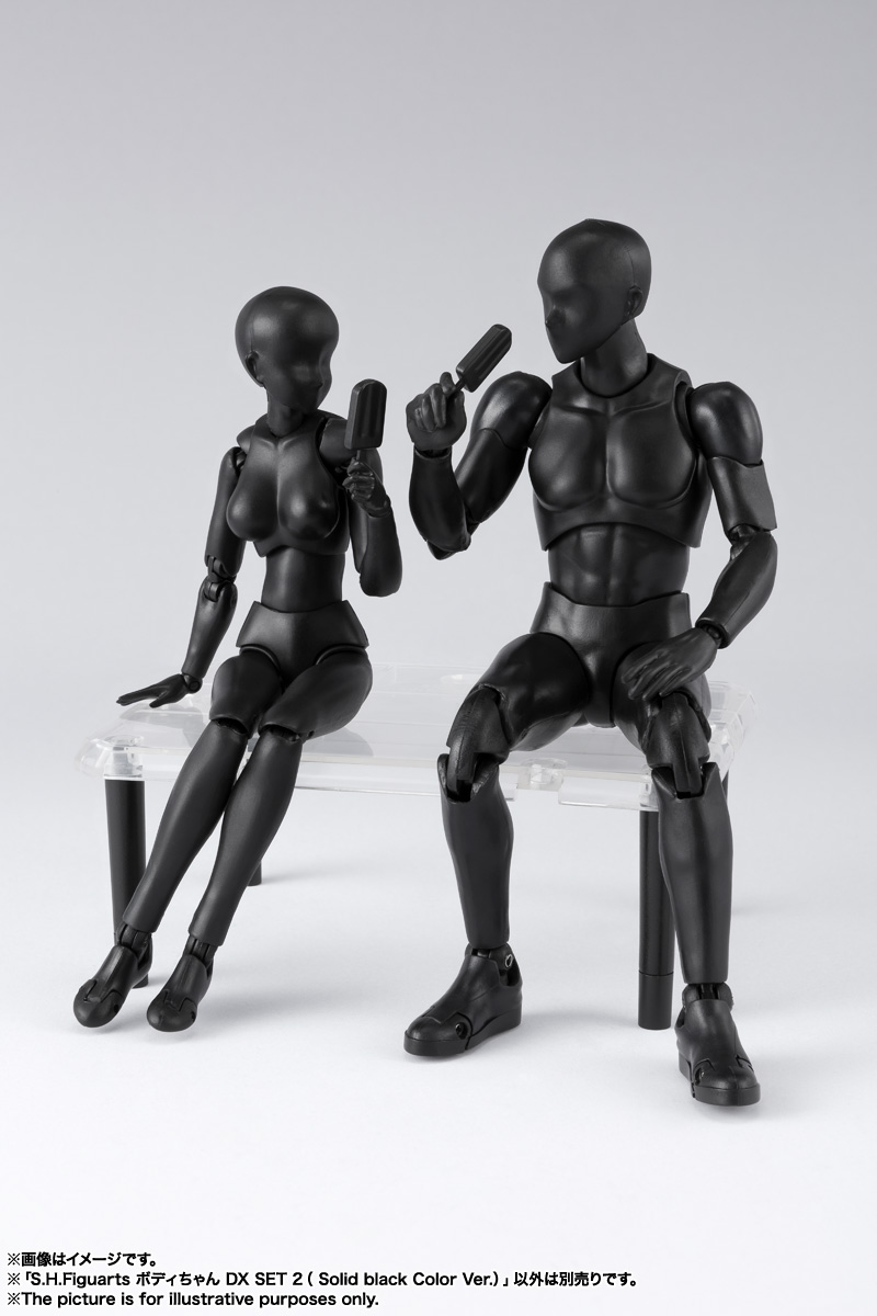 S.H.Figuarts ボディちゃん DX SET 2（ Solid black Color Ver.） | 魂