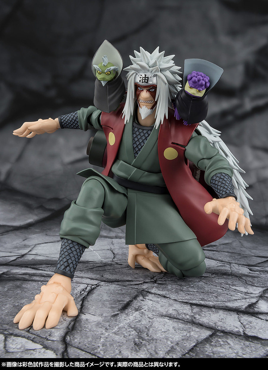 伝説の三忍、ついに集結！「S.H.Figuarts 自来也 -仙術極めし木ノ葉の