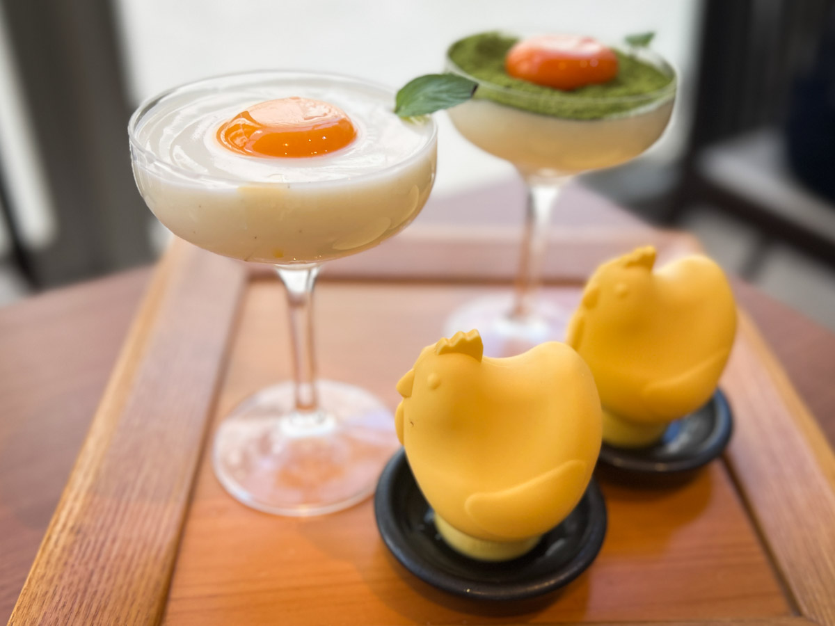 コッコちゃんがたまごを生んで完成させるプリン！】フォトジェニックな