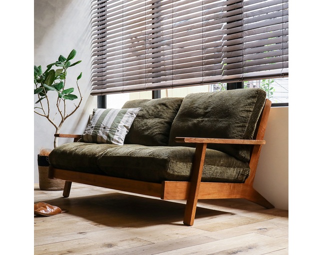 2人掛けソファー NOANA BROWN(フタリガケソファー ノアナ ブラウン