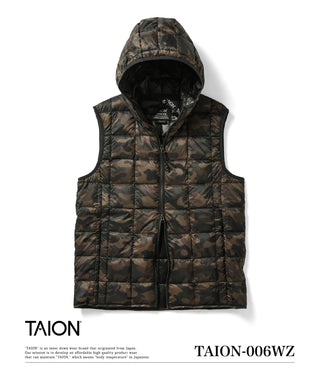 ベーシック Wジップ ダウンフードベスト – TAIONインナーダウン公式