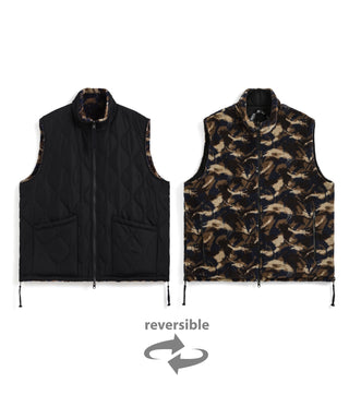 ミリタリー リバーシブル ハイネック ダウンベスト – TAIONインナー