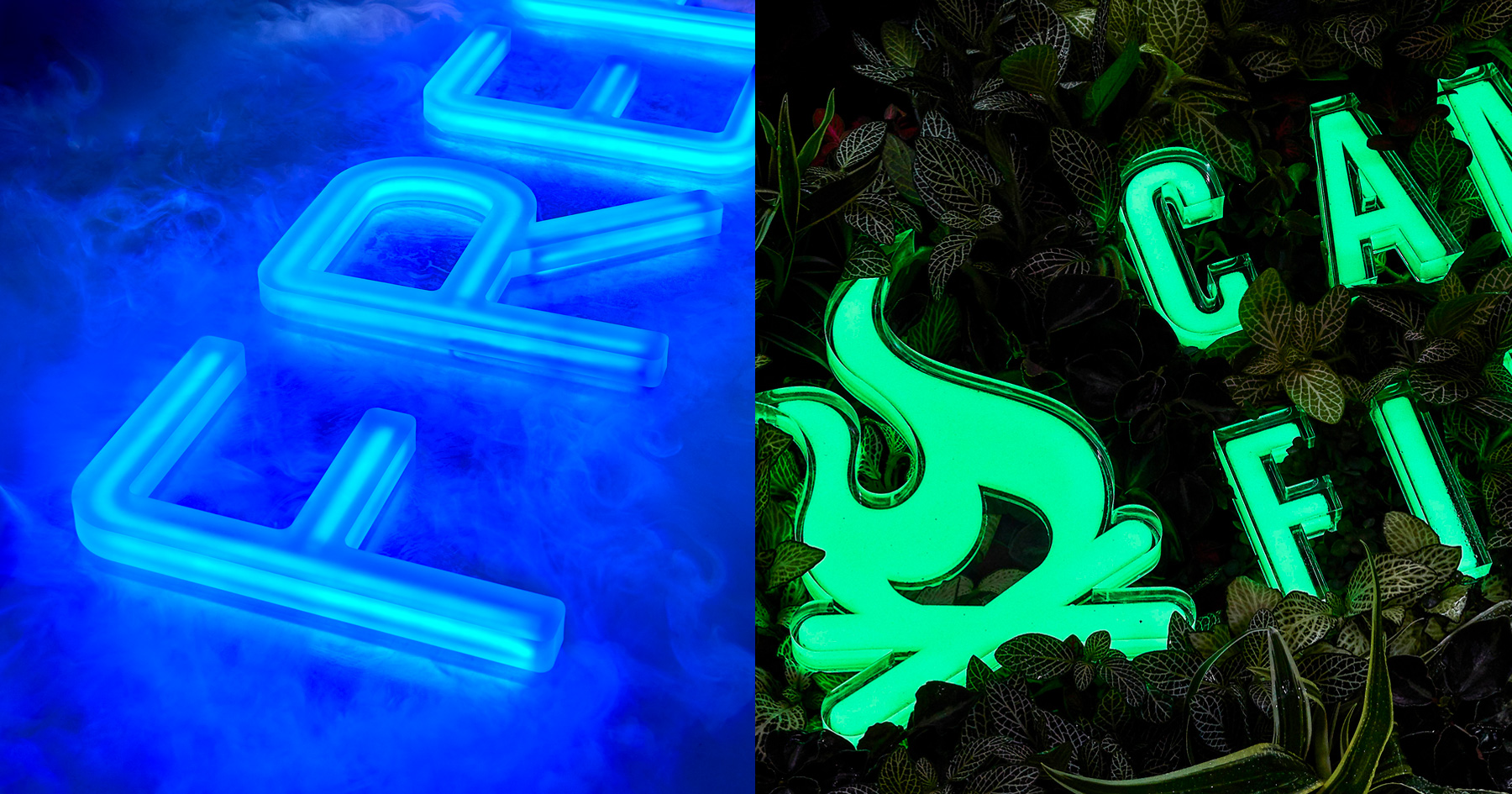 2021年新発売の個性的なサイン LEDサイン「ICE」と蓄光サイン「SUN」の