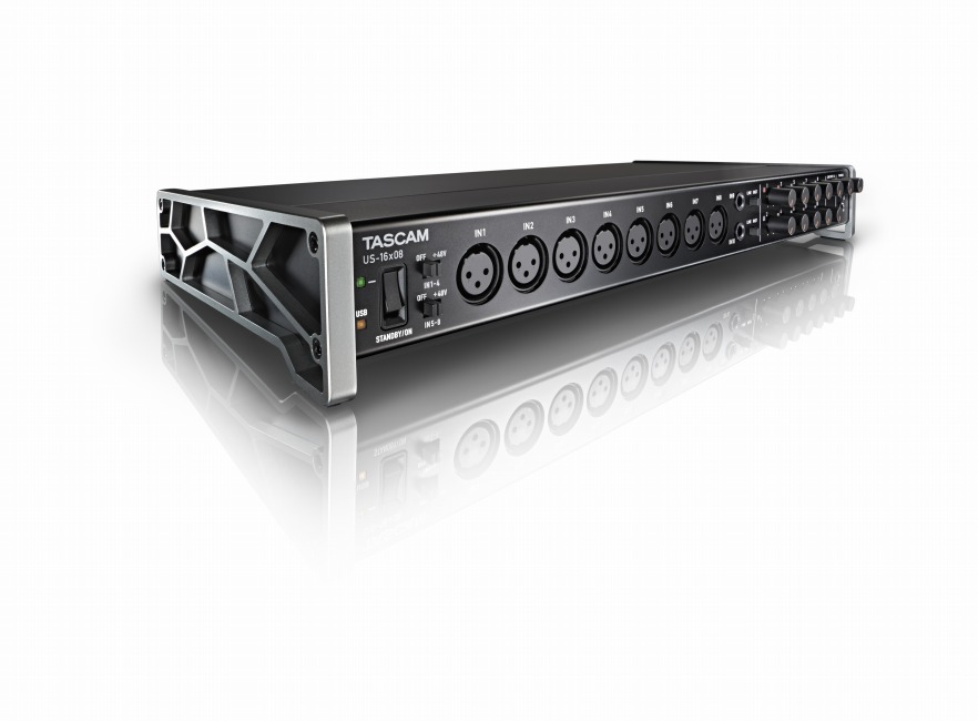 US-16x08 | 16-IN/8-OUT USB Audio/MIDI Interface | TASCAM - United