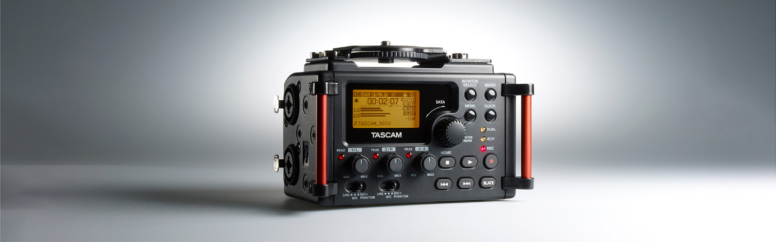 DR-60DMKII | 4-TRACK AUDIO FIELD RECORDER & MIXER FOR AUDIO/VIDEO