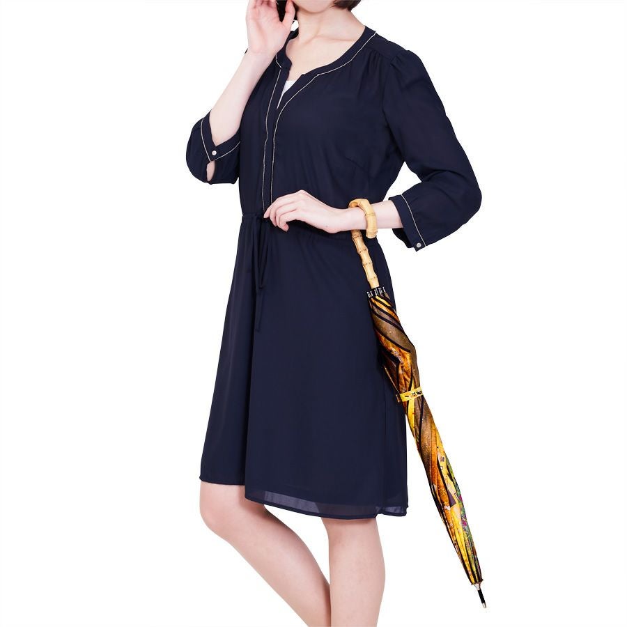 在庫数1 個＞カサノヴァ 晴雨兼用長傘 (クリムトコラージュ) / Think