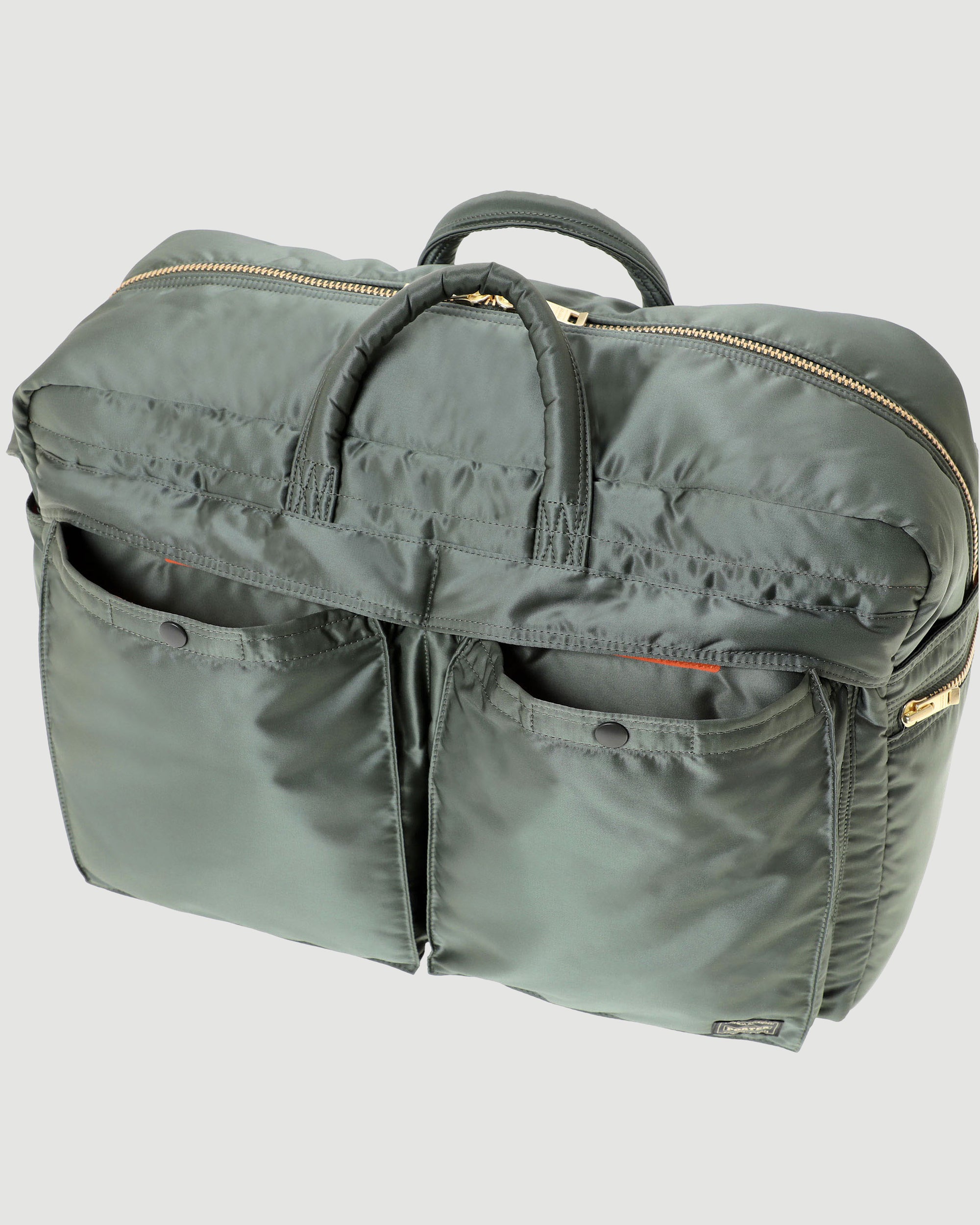 Porter Yoshida – Tanker 2Way Duffle Bag (S) Sage Green – Tenue de