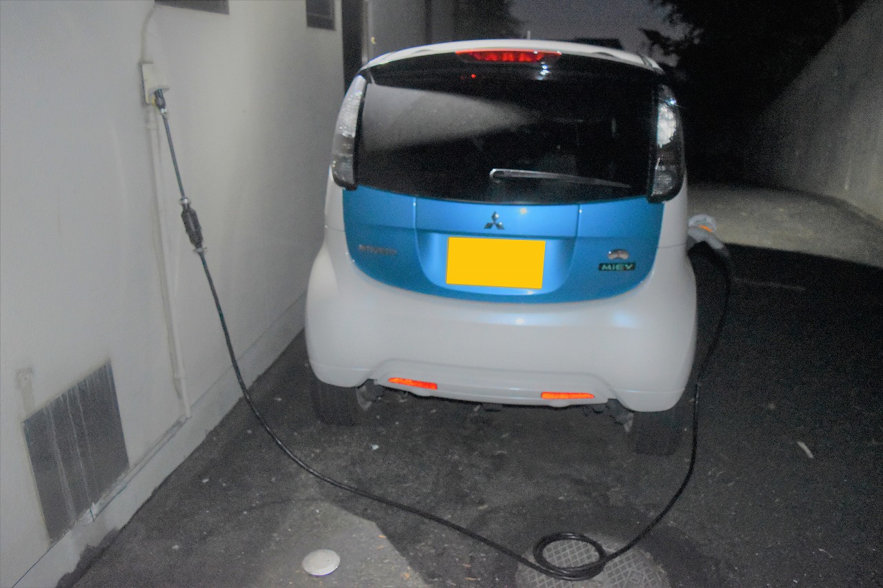 アイミーブの充電コードの200V→100V変換ケーブルをDIYで自作しちゃい