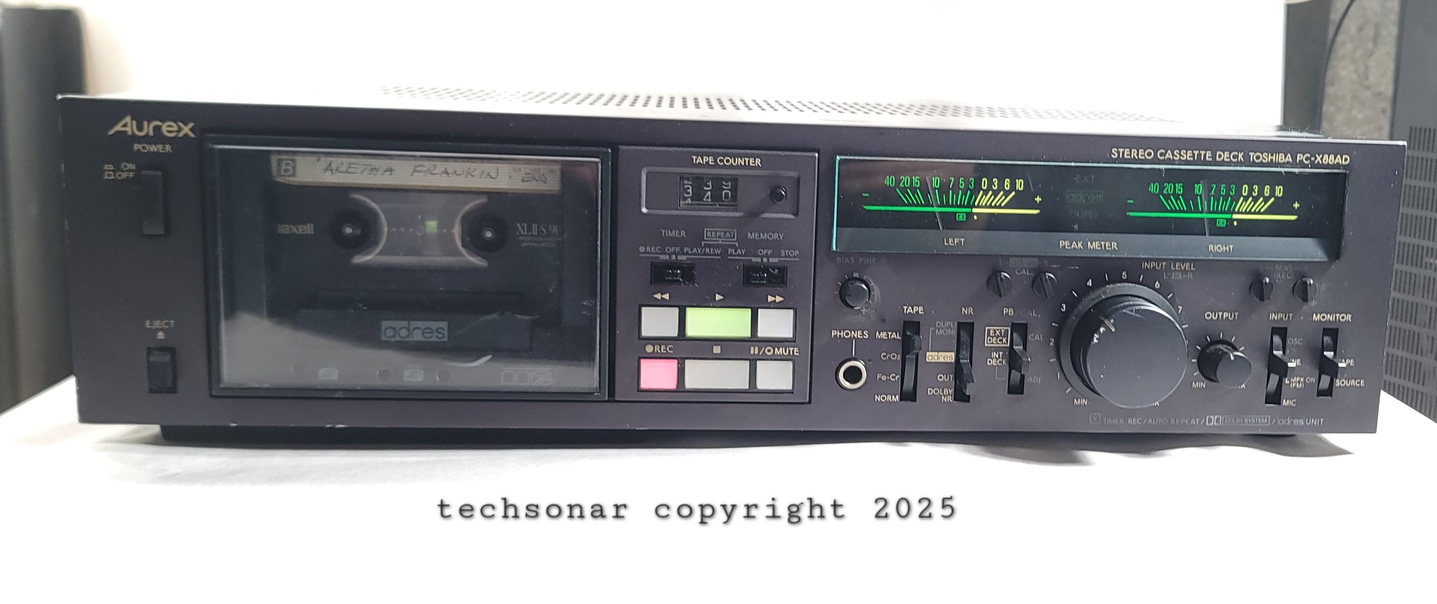 Toshiba Aurex PC-X88AD 3-head, professional single compact