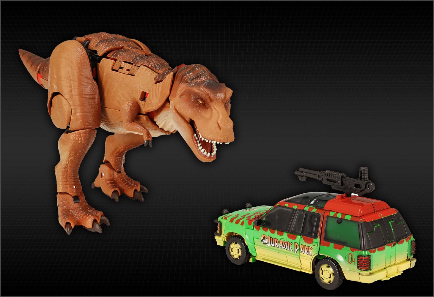 JURASSIC PARK × TRANSFORMERS 2パック TRANSFORMERS and JURASSIC