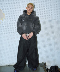 Vintage styles Star logo Duck Hooded Fireman Jacket – That's life