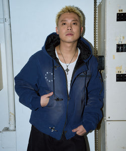 Vintage styles Star logo Duck Hooded Fireman Jacket – That's life