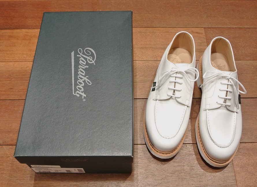 パラブーツシャンボード PARABOOT CHAMBORD 白 ホワイト【EU 6.5】新品