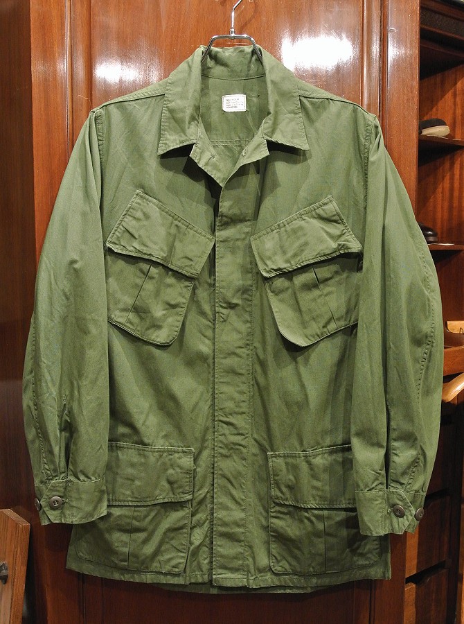 60s デッドストック U.S ARMY ポプリン ジャングルファティーグ