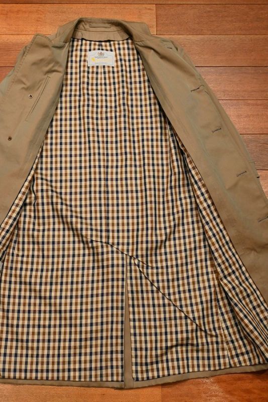 USED Aquascutum アクアスキュータム Aqua5 バルマカーン ステンカラー