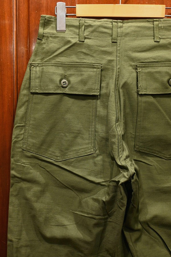 60s Dead Stock デッドストック U.S ARMY コットンサテン ベイカー