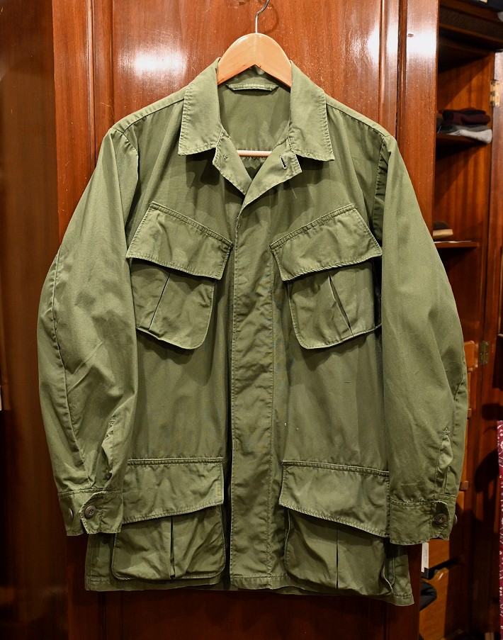 USED 60年代 U.S ARMY ジャングルファティーグジャケット 3rd【S