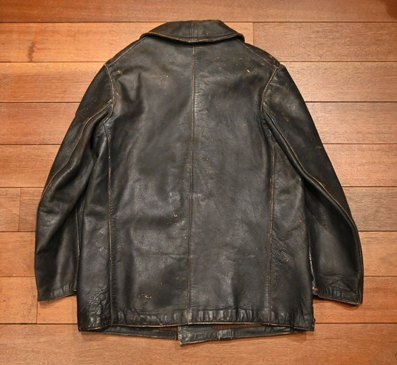 50s VTG/USED FRENCH VINTAGE LEATHER JACKET レザージャケット