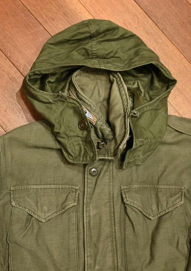 60-70s VTG/USED) M65 Field Jacket アルミジップ コットン100%サテン