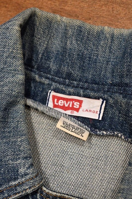 VTG/USED) 70s Levi's リーバイス デニムブッシュジャケット (L