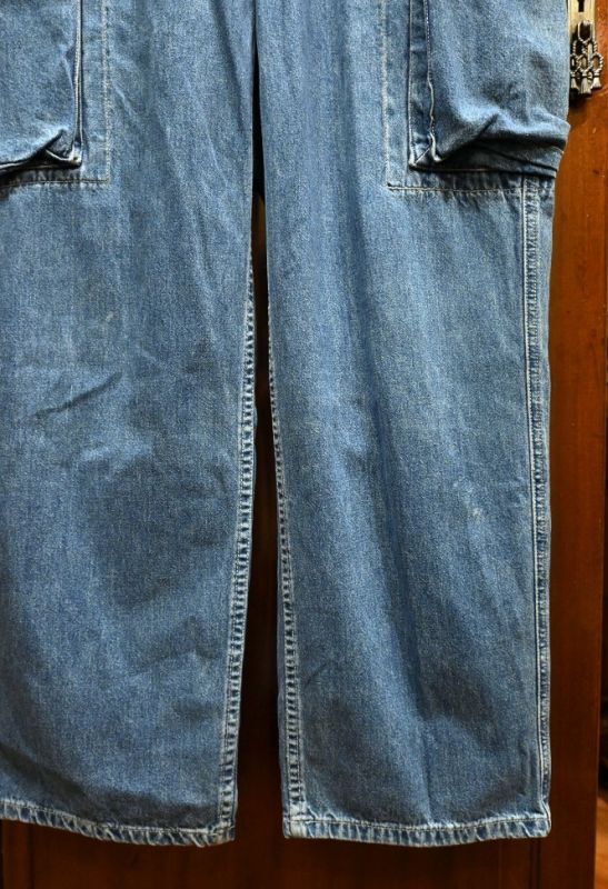 90s RRL RALPHLAUREN ダブルアールエル デニム カーゴパンツ 三ツ星