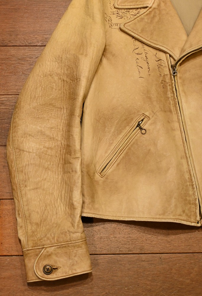 PoloRalphlauren ポロラルフローレン ディアスキン 鹿革 ダブル