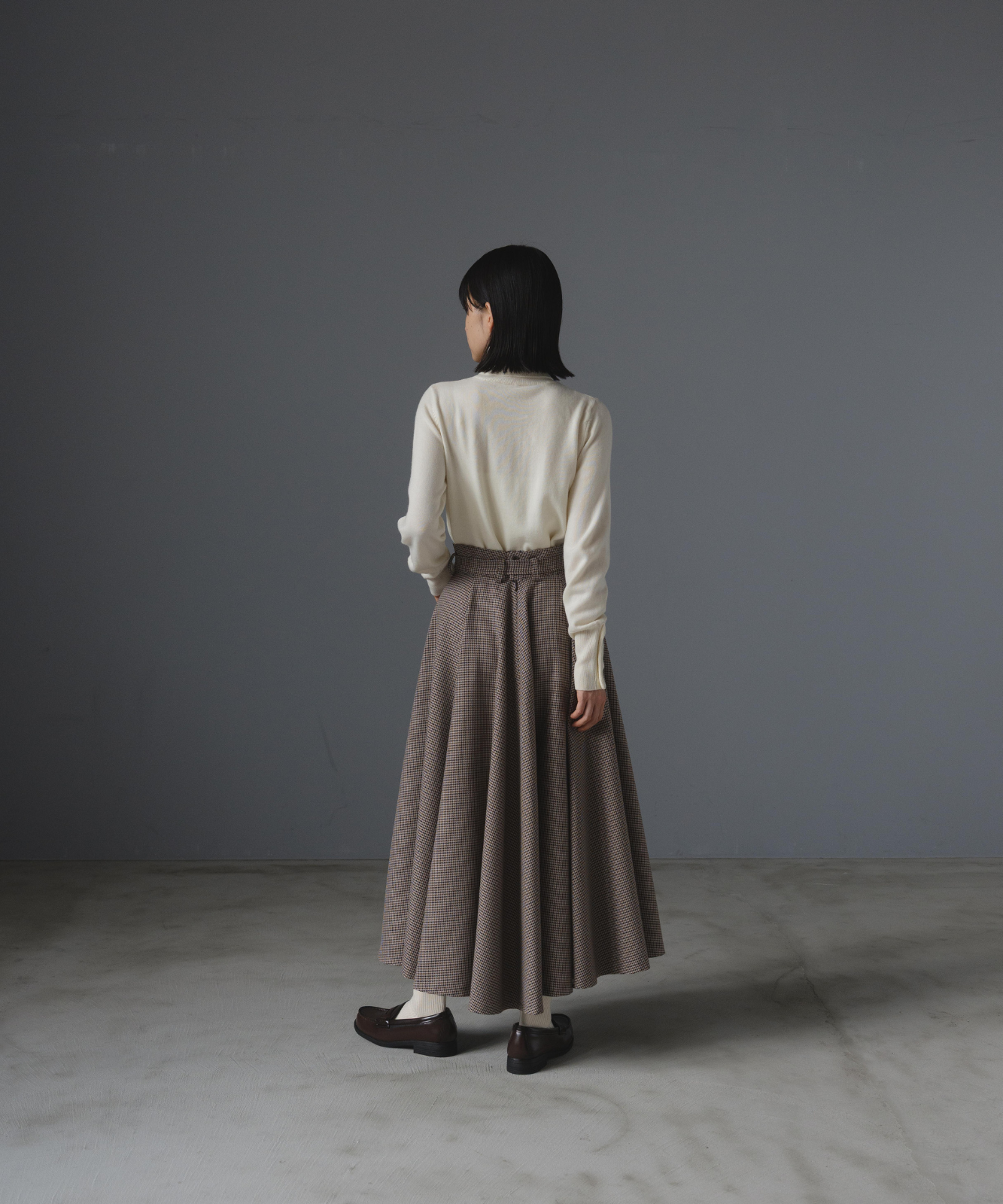 ≪通常販売≫gunclub check super flare skirt（ガンクラブチェック