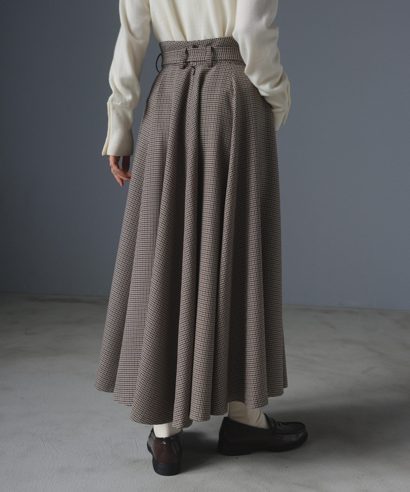≪通常販売≫gunclub check super flare skirt（ガンクラブチェック
