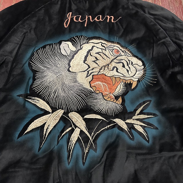 港商 スペシャルエディション 別珍スカジャン “Stencil Paint” TOYO