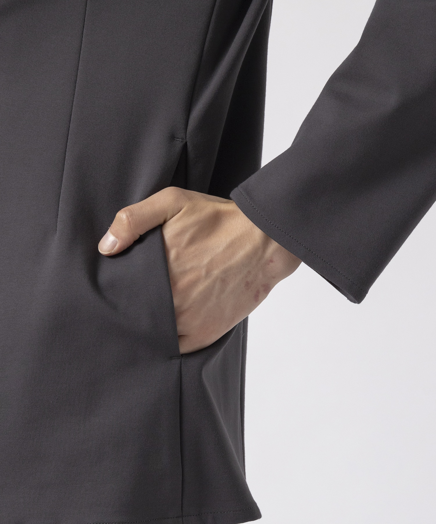 RAINMEKER 21SS ソリビア ノーカラージャケット ブラック M RAINMEKER