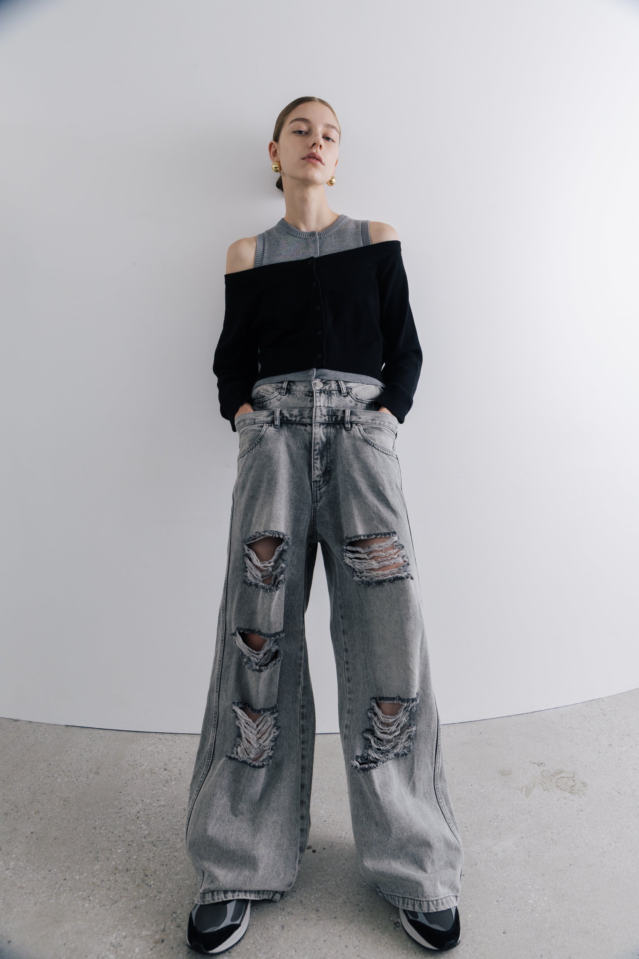 Lexington Double Belt Denim Pants – THE TOÉ