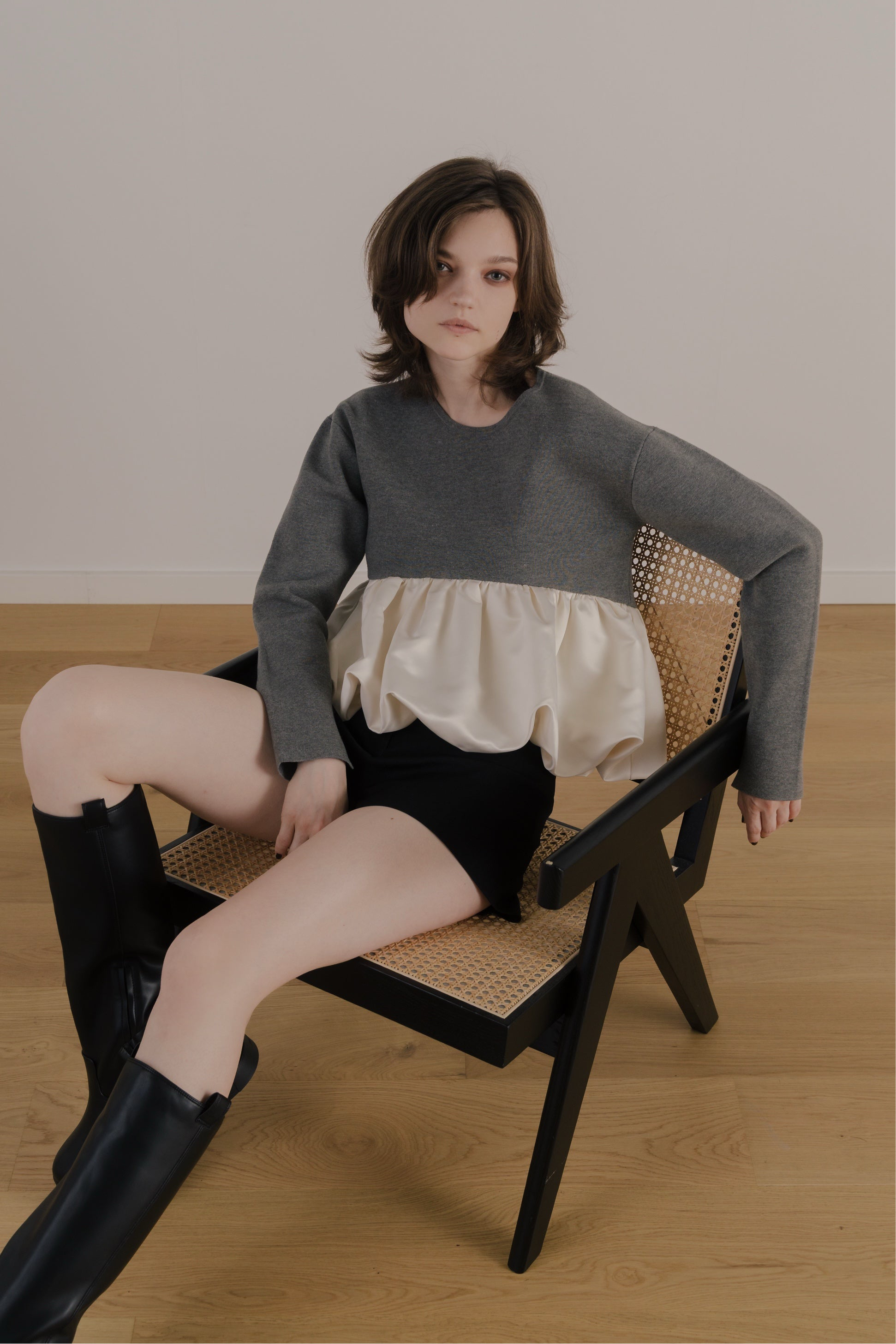 Aachen Balloon Peplum – THE TOÉ