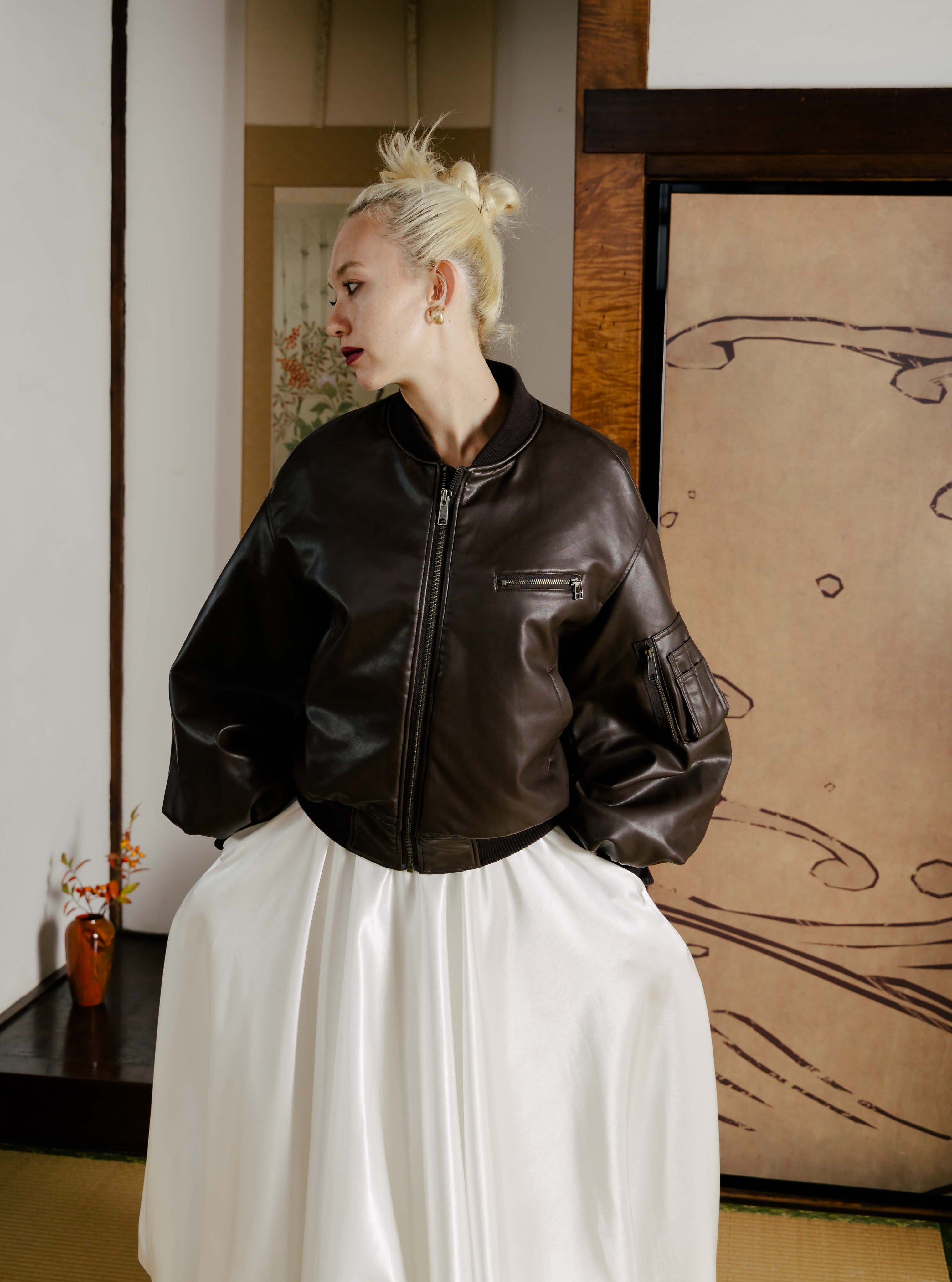 Oxford Leather MA-1 – THE TOÉ