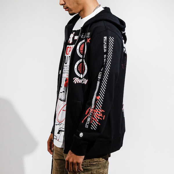 The Boys NeoCity Zip Up Hoodie