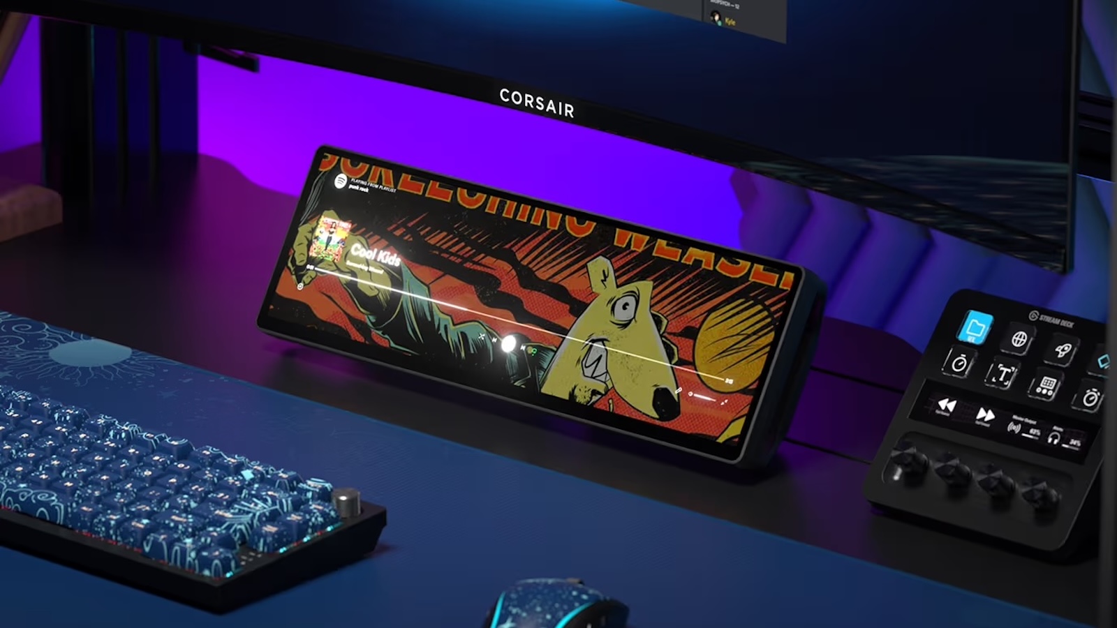 CORSAIR XENEON EDGE featurs a 2560 x 720 resolution!