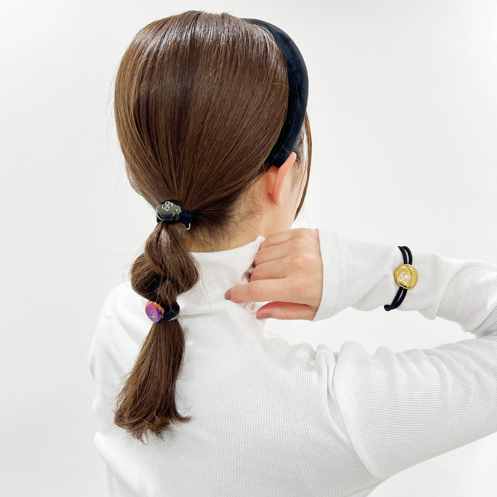 コレットマルーフ/colette malouf】ダイヤモンド アイコン ポニー