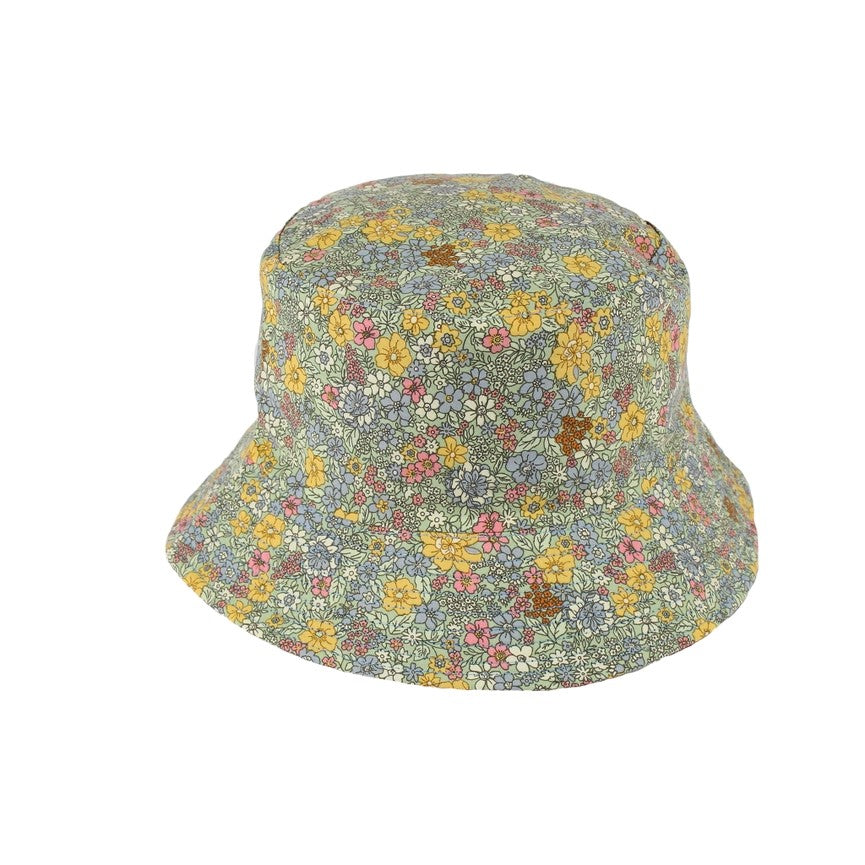 FLORAL COTTON BUCKET HAT - The Huntington Store