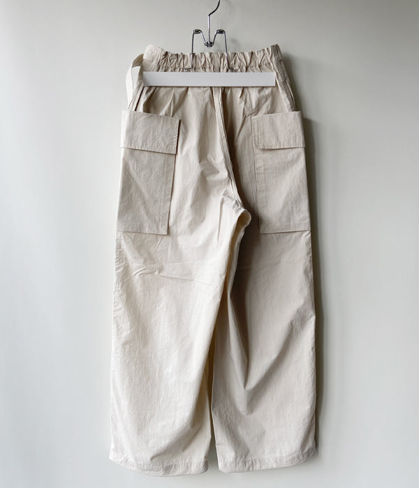 PHEENY/COTTON NYLON DUMP MILITARY PANTS(BEIGE)