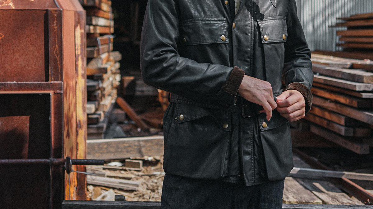 WAXED COTTON BMC JACKET - THE PRIVATE NOTE