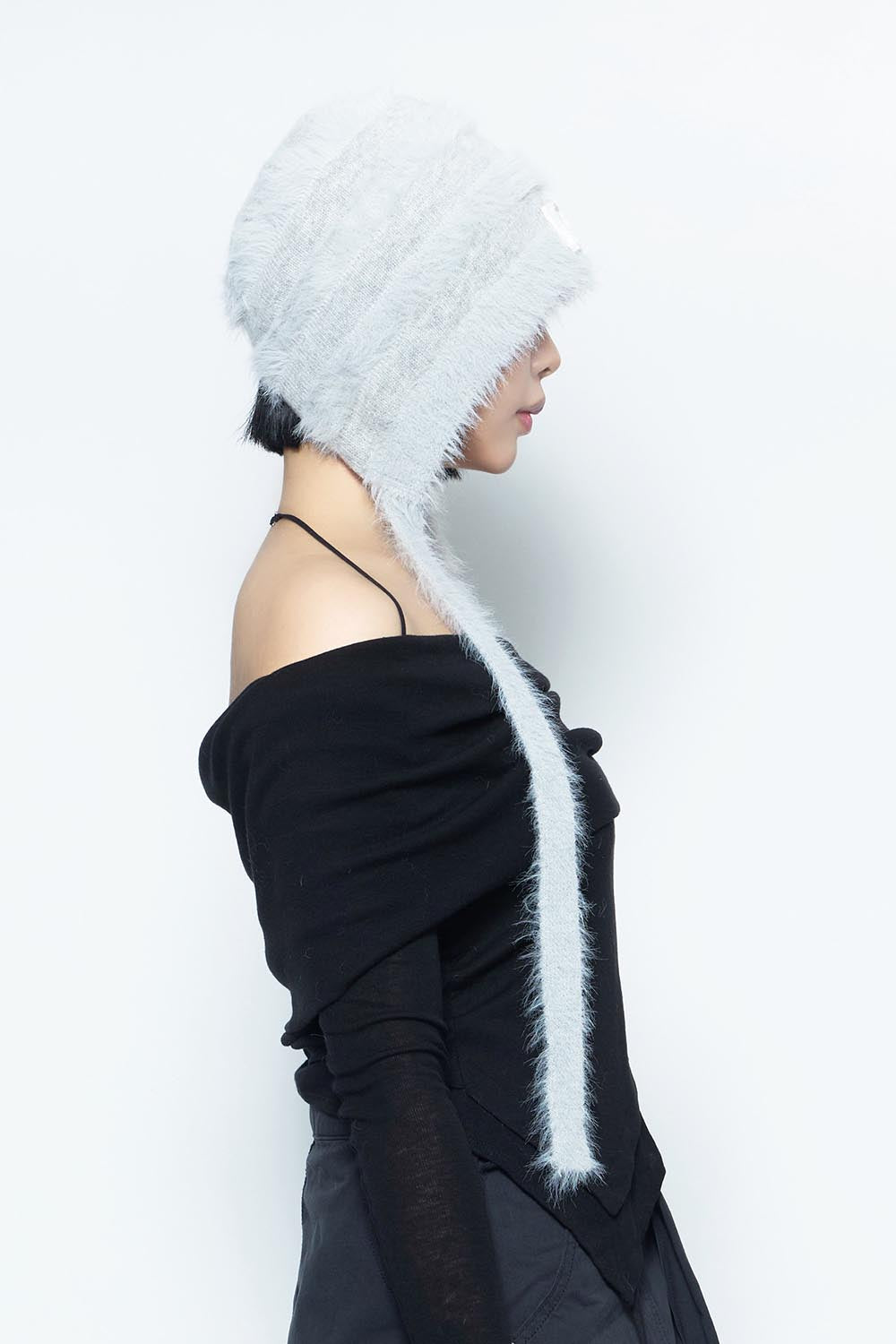 THEREDTHREAD / ザレッドスレッド】S fuzzy knit beanie