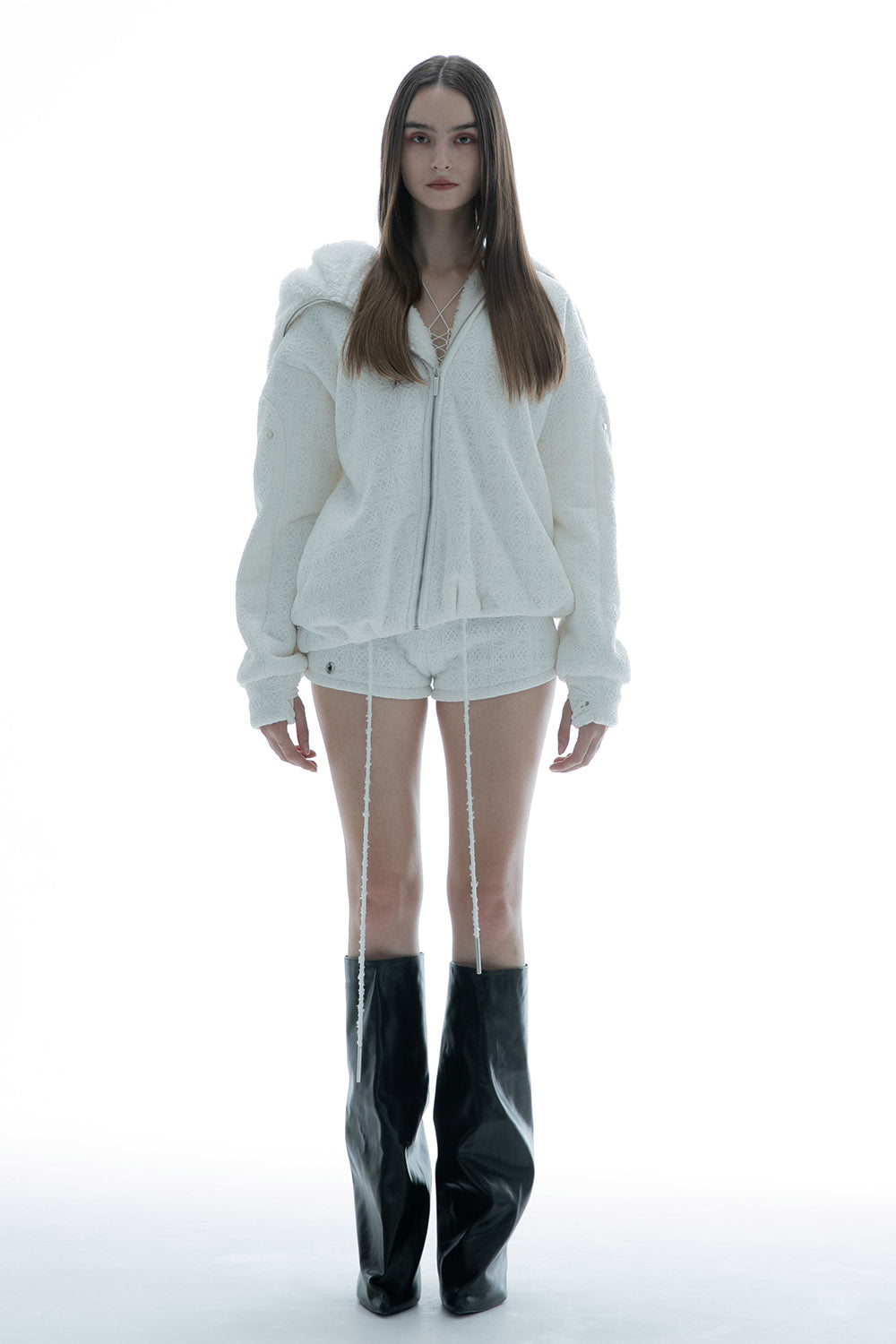 THEREDTHREAD / ザレッドスレッド】S ring biker shorts lace