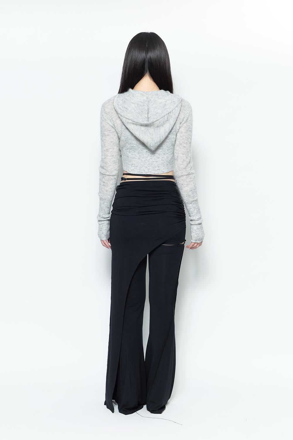 THEREDTHREAD / ザレッドスレッド】S script layered skirt pants