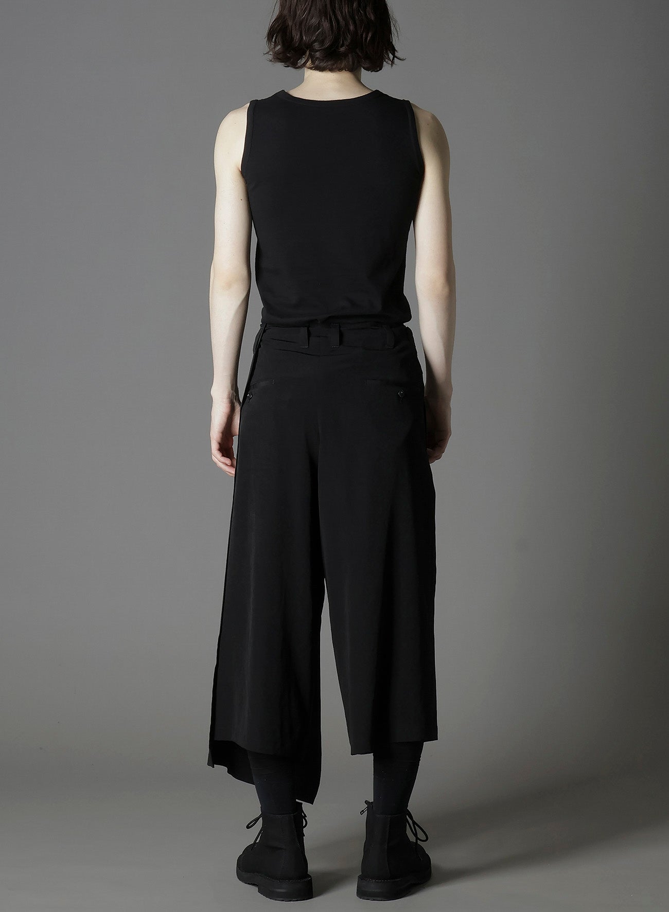 CREPE DE CHINE WRAP SKIRT PANTS – THE SHOP YOHJI YAMAMOTO