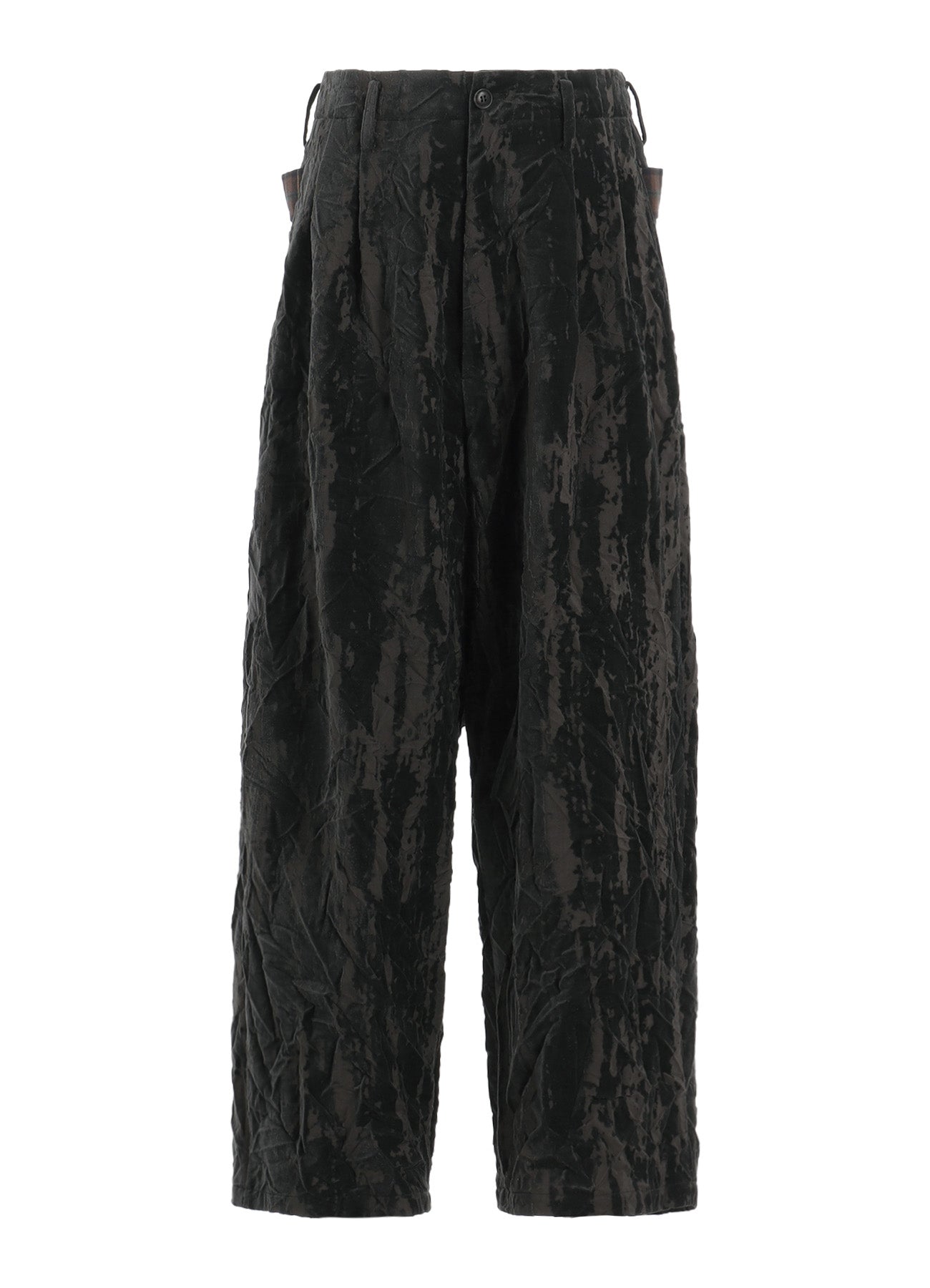 GRUNGE VELVET TUCK PANTS – THE SHOP YOHJI YAMAMOTO