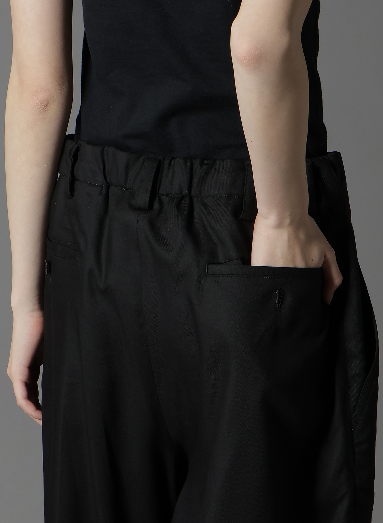 TR VIYELLA SHORT PANTS TYPE1(FREE SIZE Black): Ground Y｜THE SHOP